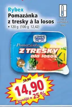 Norma Rybex Pomazánka z tresky à la losos nabídka