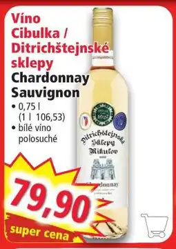 Norma Víno Cibulka / Ditrichštejnské sklepy Chardonnay Sauvignon nabídka