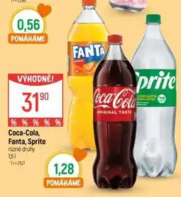 Globus Coca-Cola, Fanta, Sprite nabídka