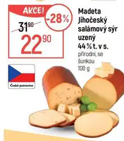 Globus Madeta Jihočeský salámový sýr uzený nabídka