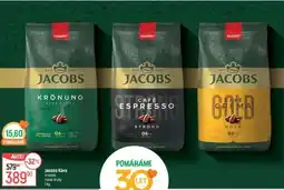 Globus Jacobs Káva zrnková různé druhy 1kg nabídka