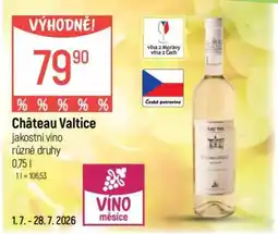 Globus Château Valtice nabídka