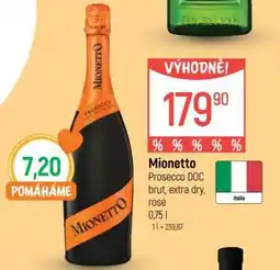 Globus Mionetto nabídka