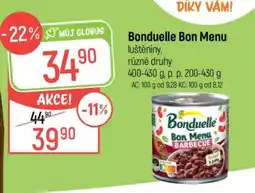 Globus Bonduelle Bon Menu nabídka