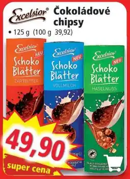 Norma Excelsior čokoládové chipsy nabídka
