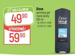 Globus Dove sprchový gel různé druhy 250 ml nabídka