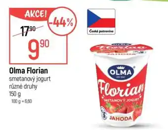 Globus Olma Florian smetanový jogurt nabídka