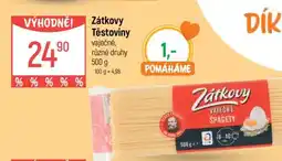 Globus Zátkovy těstoviny nabídka