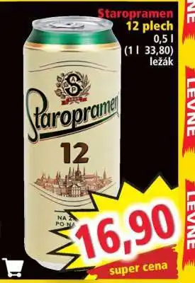 Norma Staropramen 12 plech nabídka
