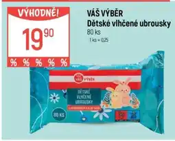 Globus VÁŠ VÝBĚR Dětské vlhčené ubrousky nabídka
