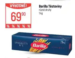 Globus Barilla těstoviny nabídka