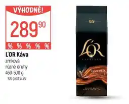 Globus L'Or Káva nabídka
