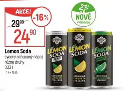 Globus Lemon Soda nabídka