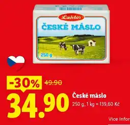 Lidl České máslo nabídka