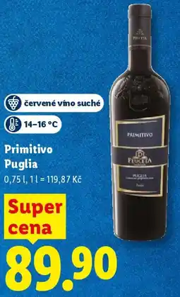 Lidl Primitivo Puglia nabídka