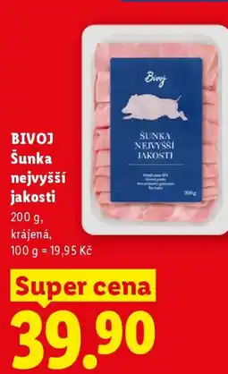 Lidl BIVOJ Šunka nejvyšší jakosti krájená nabídka
