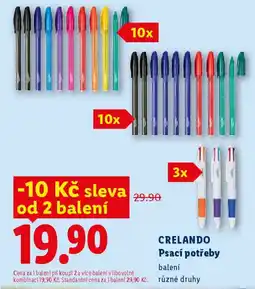 Lidl CRELANDO Psací potřeby nabídka