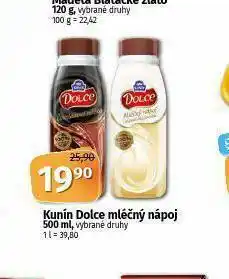 Coop Kunín dolce mléčný nápoj nabídka