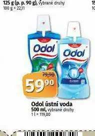 Coop Odol ústní voda nabídka