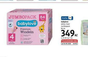 dm drogerie Babylove pleny nabídka