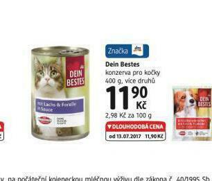 dm drogerie Dein bestes konzerva pro kočky nabídka