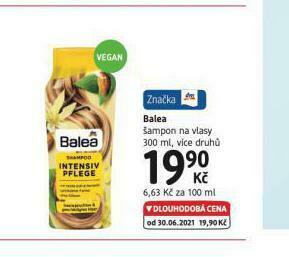 dm drogerie Balea šampon nabídka