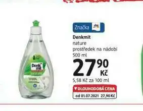 dm drogerie Denkmit prostředek na nádobí nabídka