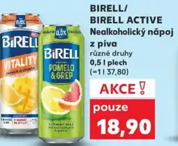 Kaufland BIRELL/ BIRELL ACTIVE Nealkoholický nápoj z piva nabídka
