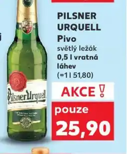 Kaufland PILSNER URQUELL Pivo nabídka