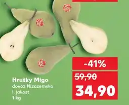 Kaufland Hrušky Migo nabídka
