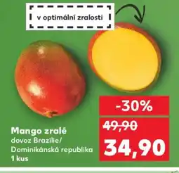 Kaufland Mango zralé nabídka