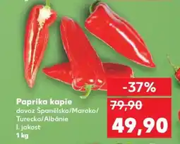 Kaufland Paprika kapie nabídka