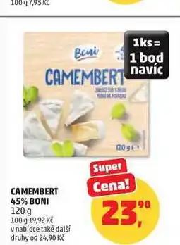 Penny Market CAMEMBERT 45% BONI nabídka