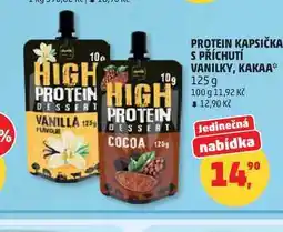 Penny Market PROTEIN KAPSIČKA S PŘÍCHUTÍ VANILKY, KAKAA HIGH nabídka