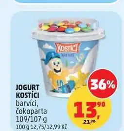 Penny Market JOGURT KOSTÍCI barvíci, čokoparta 109/107 g nabídka