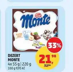 Penny Market DEZERT MONTE 4x 55 g | 220 g nabídka