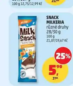 Penny Market SNACK MILKERIA různé druhy 28/30 g nabídka