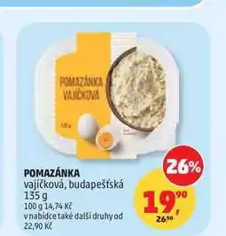 Penny Market POMAZÁNKA VAJÍČKOVA POMAZÁNKA vajíčková, budapešťská nabídka