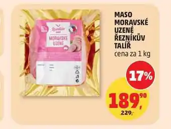 Penny Market MORAVSKÉ UZENÉ ŘEZNÍKŮV TALÍŘ cena za nabídka