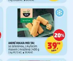 Penny Market JARNÍ ROLKA MEI TAI se zeleninou, s kuřecím masem, mražená nabídka