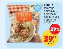 Penny Market PIROHY mražené s masovou, brynzovou náplní nabídka