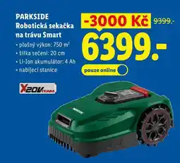 Lidl PARKSIDE Robotická sekačka na trávu Smart nabídka