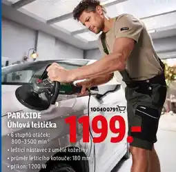 Lidl PARKSIDE Úhlová leštička nabídka
