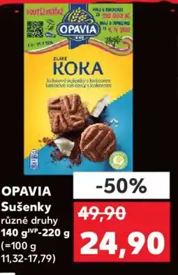 Kaufland OPAVIA Sušenky nabídka