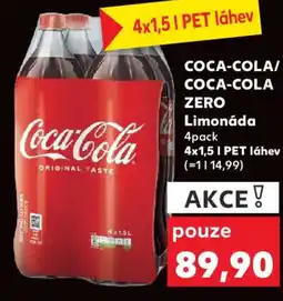 Kaufland COCA-COLA/ COCA-COLA Zero Limonáda nabídka