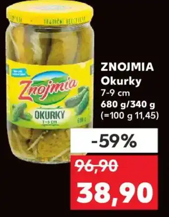 Kaufland ZNOJMIA Okurky nabídka