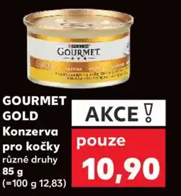 Kaufland GOURMET GOLD Konzerva pro kočky nabídka