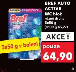 Kaufland BREF Auto Active WC blok nabídka