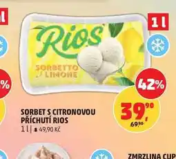 Penny Market SORBET S CITRONOVOU PŘÍCHUTÍ RIOS nabídka