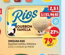 Penny Market ZMRZLINA RIOS bourbon vanilla, trikolora nabídka